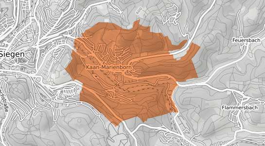 Mietspiegelkarte Siegen Kaan Marienborn